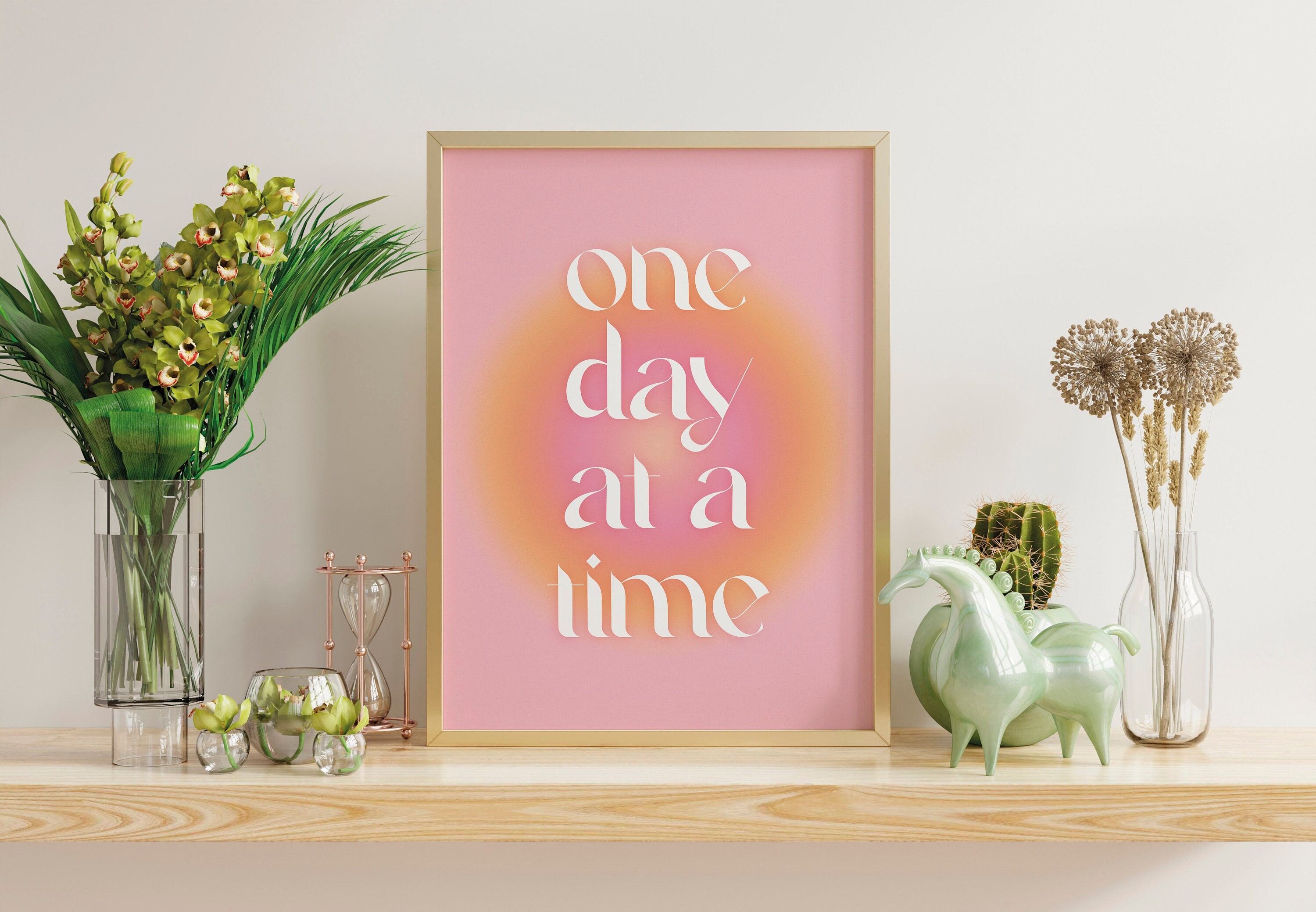 Poster Motivazionale Rosa Con Affermazioni Positive – Stampa Artistica 20x25 Cm Per Parete, Regalo Per Donne E Ragazze - 2