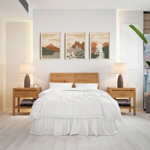 Beige, green and terracotta natural earth tones will go perfectly with most modern interiors.