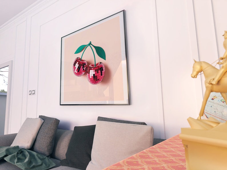 Digital Art print in Square Ratio 1x1 for wall decor with a large print on canvas. Maximum print size 90x90.