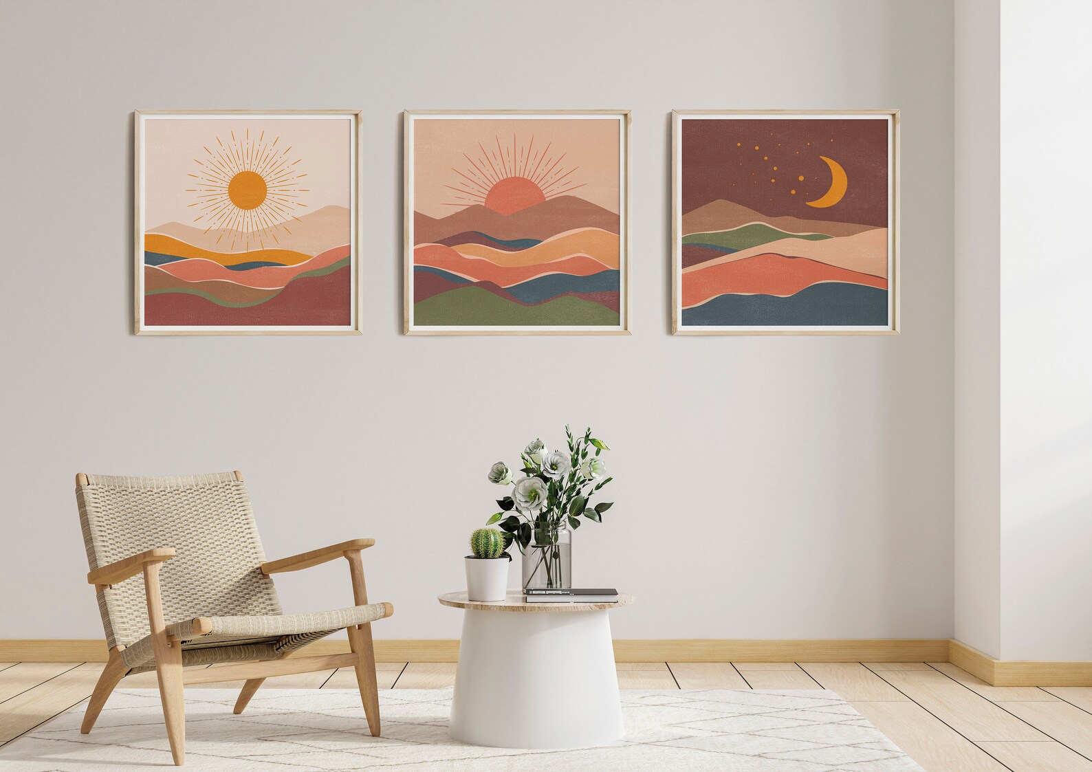 Digital Download Wall Art Prints Set of 3 Printable Wall Art Etsy