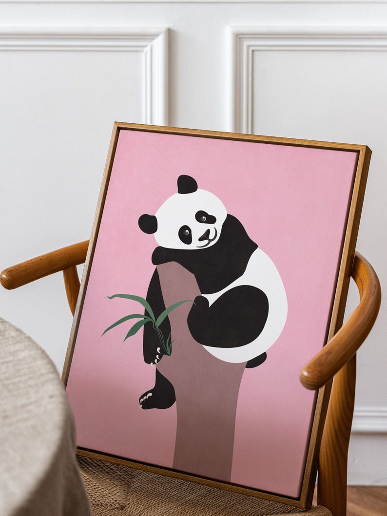 Preppy pink tones will go perfectly with most modern interiors.