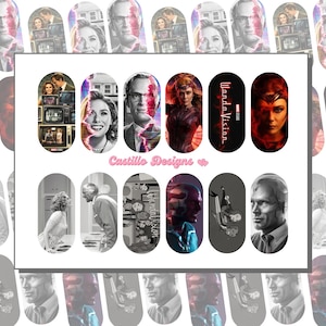 WandaVision  - Nail Art - Waterslide Decals