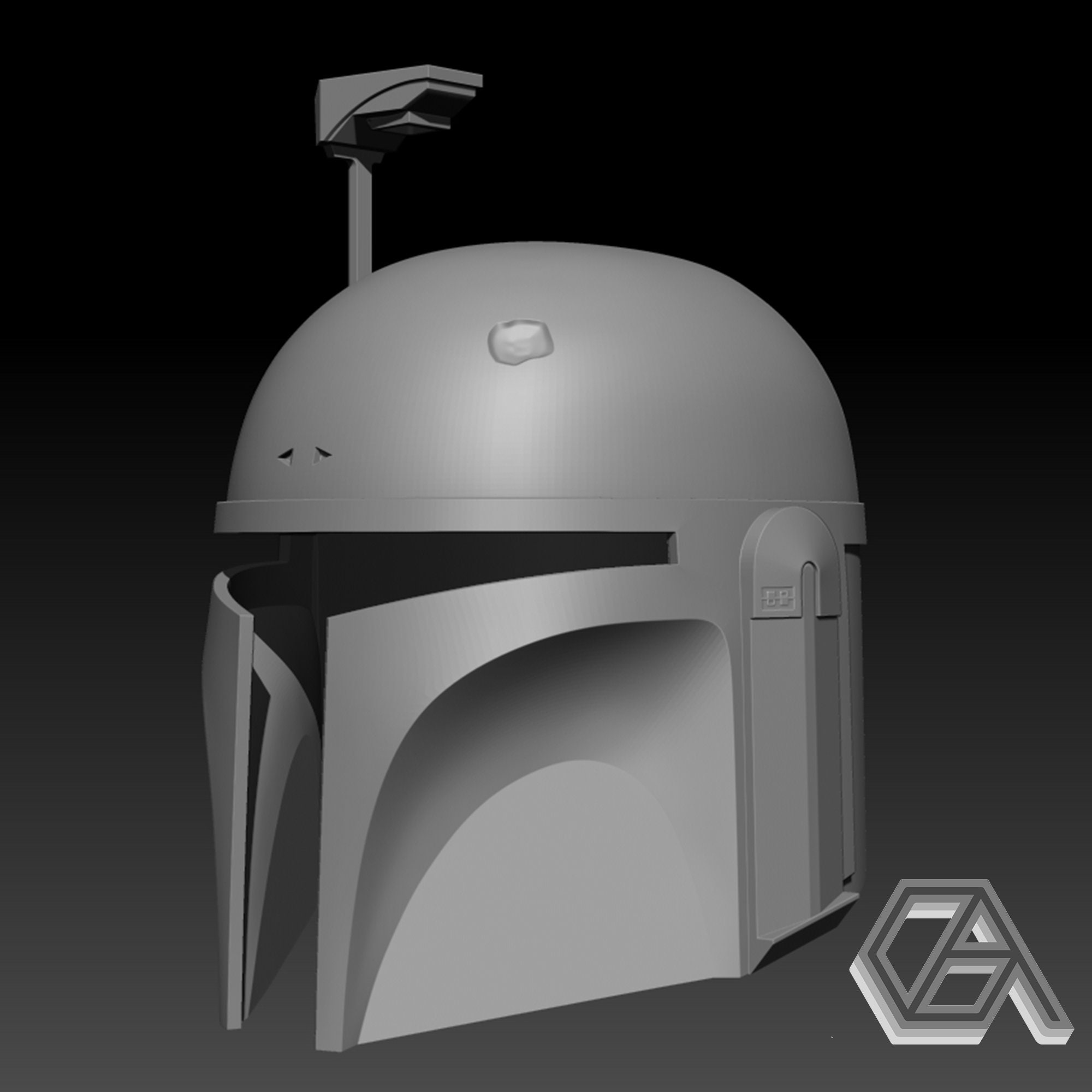Star Wars Boba Fett Helmet Stl 3D Model 3D Print Printable Star Wars - Etsy
