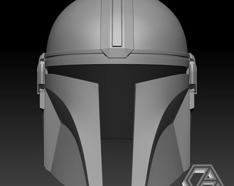 Din Djarin Mandalorian Helmet 3D Print File (STL)