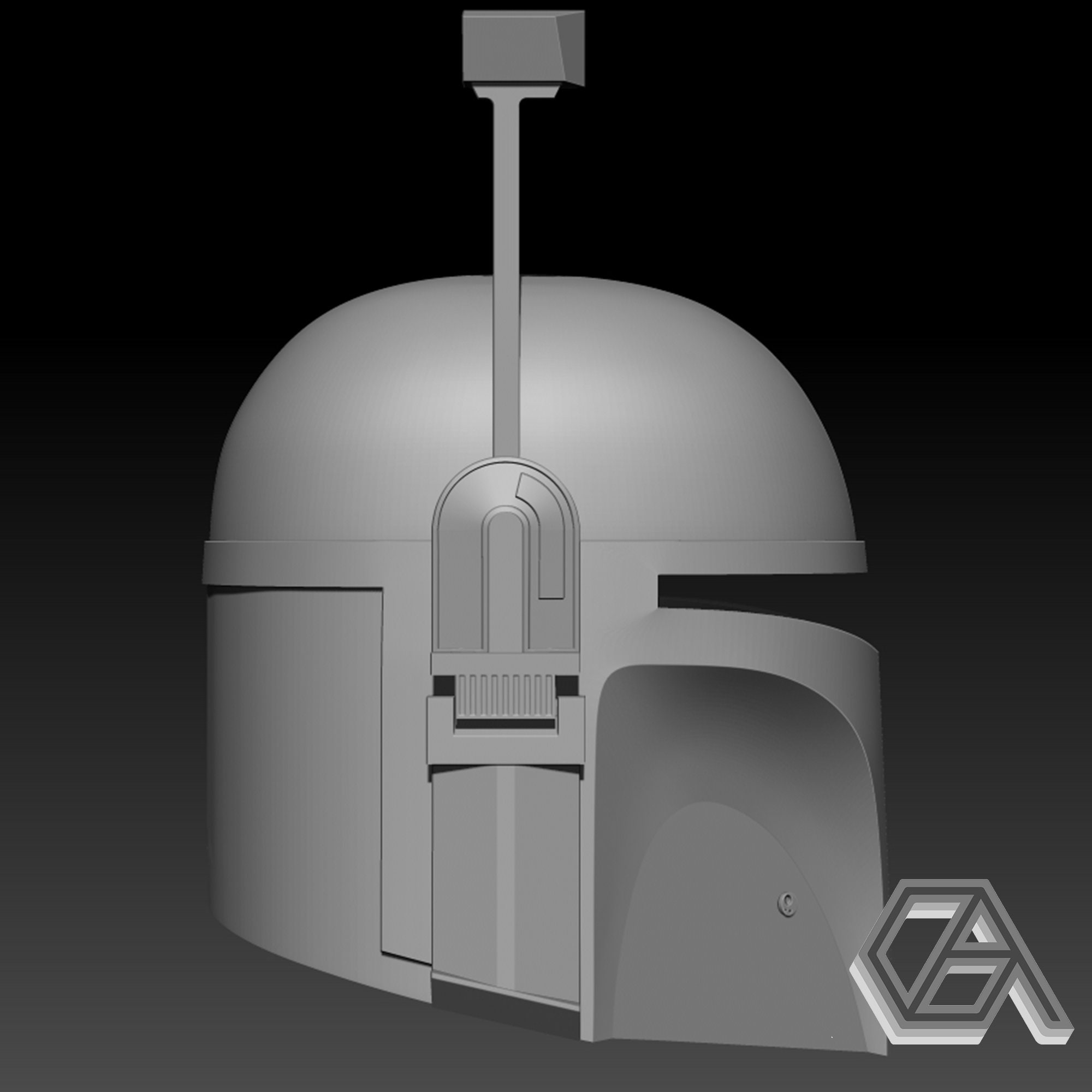 Star Wars Boba Fett Helmet Stl 3D Model 3D Print Printable Star Wars - Etsy