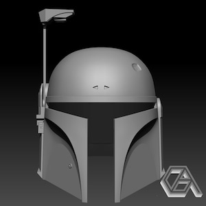 Boba Fett Helmet STL File: Star Wars 3D Model (3D Print)