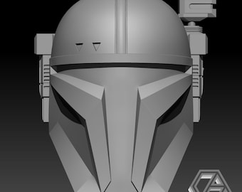 File di stampa 3D del casco mandaloriano Paz Vizsla (.stl)
