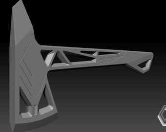 Valorant Prime Axe .stl | 3D model | 3D print | Printable