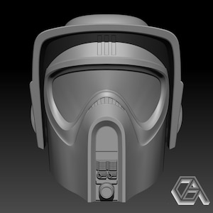 Star Wars Scout Trooper Helmet 3D Model (.stl)