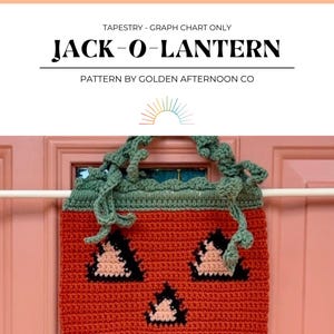 Jack O Lantern Häkelanleitung – Halloween Tapisserie