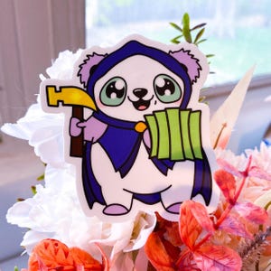 Patches the Paladin Panda Sticker - Weatherproof Vinyl Decal