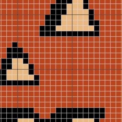 Jack O Lantern Pumpkin Crochet Pattern: Halloween Tapestry Graph - Etsy