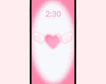 Fundo gradiente, gradiente de aura rosa, fundos para iPhone, papel de parede e plano de fundo para iPhone Pink Kawaii Coquette Soft Girl