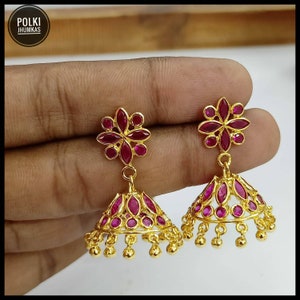 Rudra Handmade 14 kt gold Earrings all occasions purpose for womens