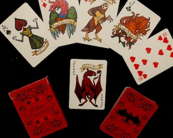 Hidden Creatures: American Monsters Playing Cards