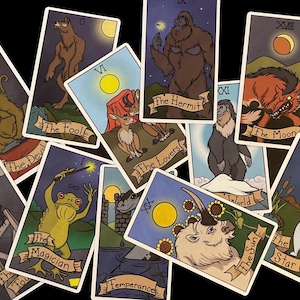 Kryptische Kreaturen Tarot