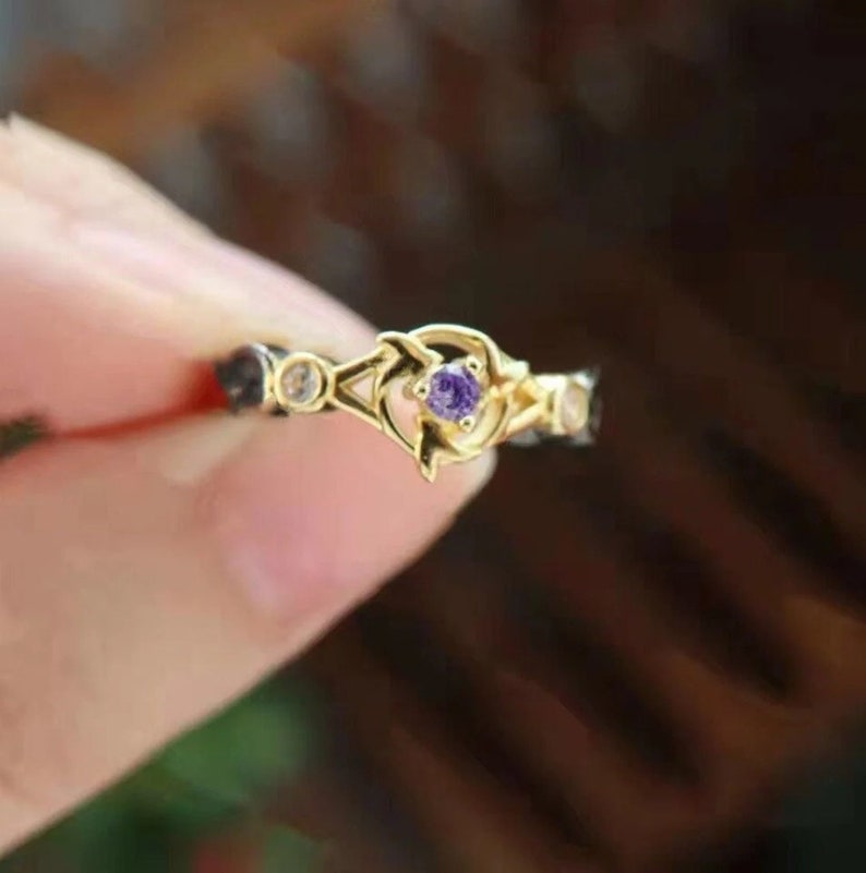 Scaramouche Ring Genshin Impact Ring Inspired Jewelry Anime | Etsy UK