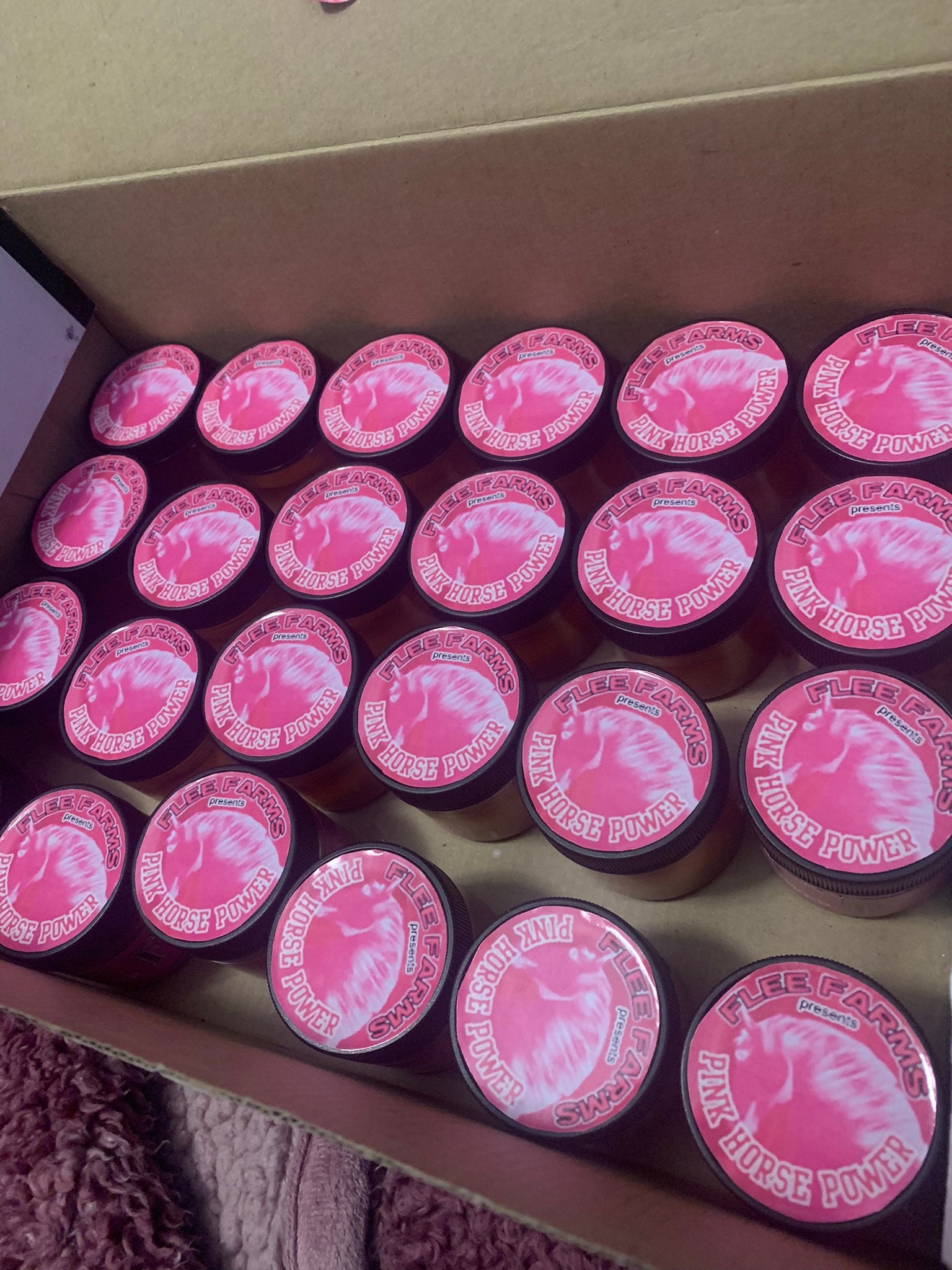 2 Pack of Pink Horse Power Etsy