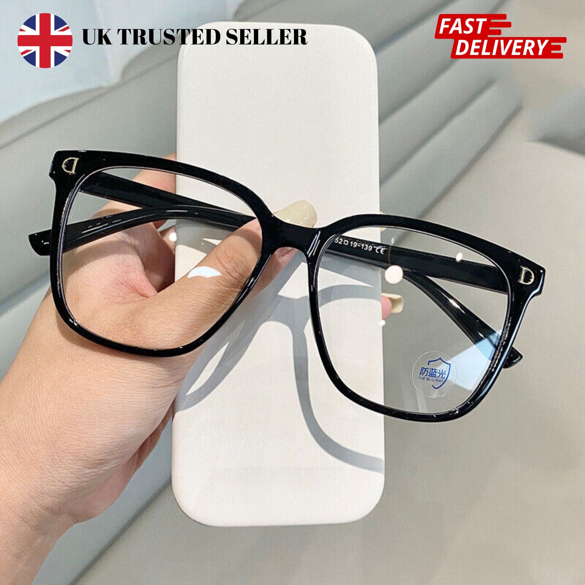 Men Women Polygonal Progressive Reading Glasses Readers 0.50 ~ 3.00 C