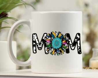Sunflower Mom Coffee Cup