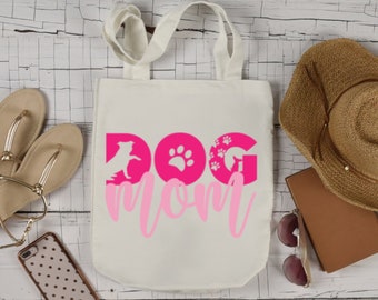Dog Mom Tote Bag
