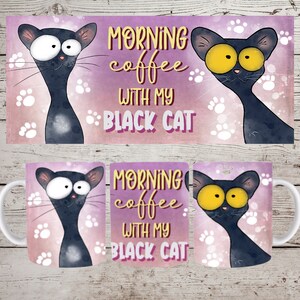 Coffee with My Black Cat Mug