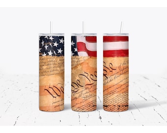Patriotic "We the People" Tumblers