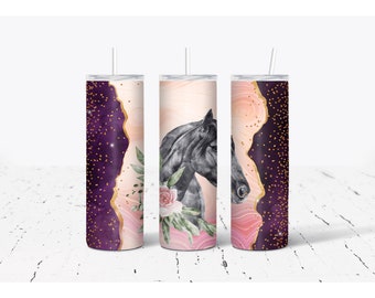 Horse Skinny Tumbler