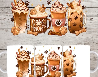 Dog Mom Coffee Latte Mug