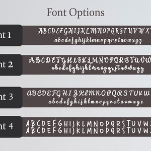 Font Options
4 opsion