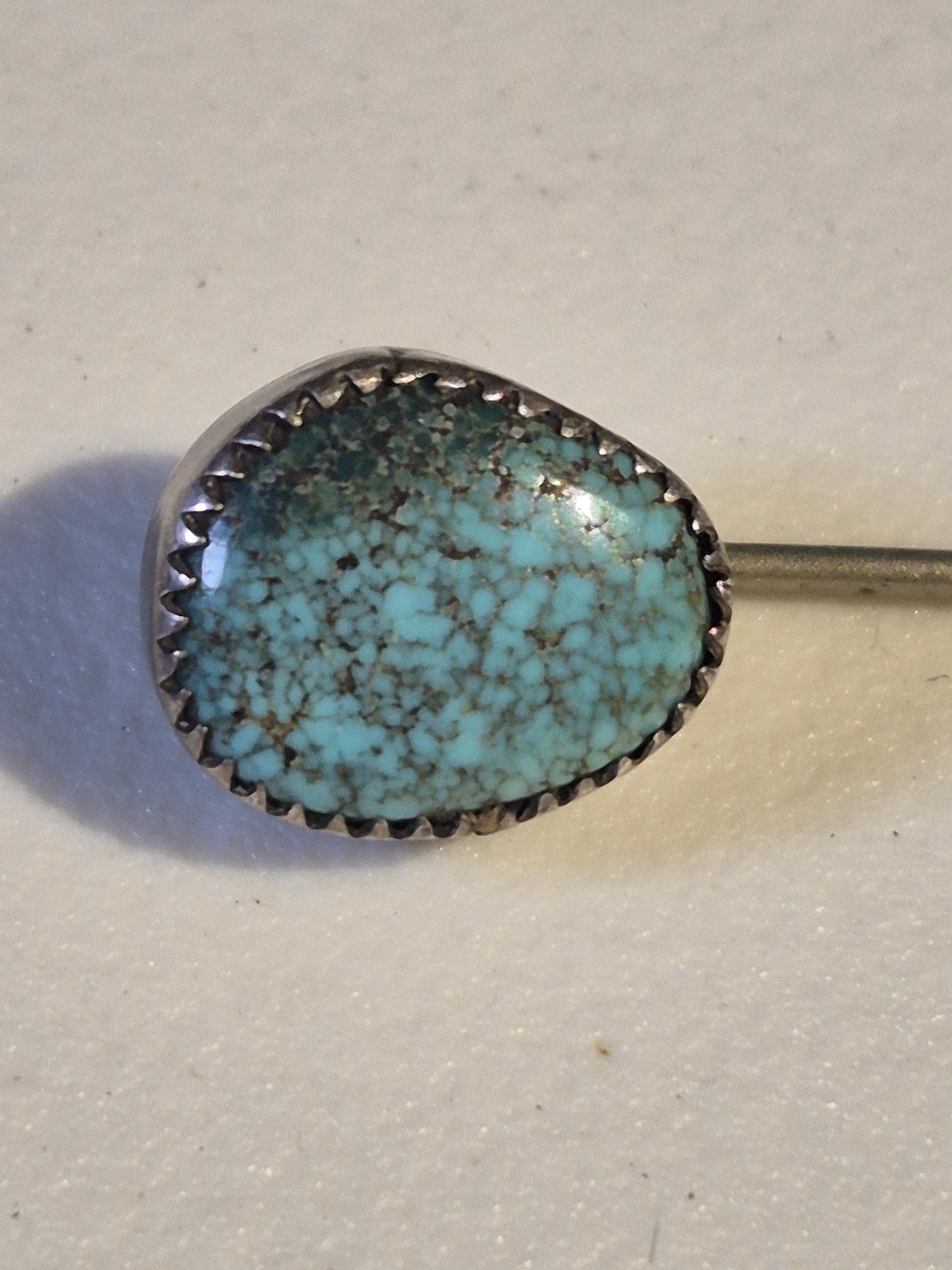 珍しいターコイズのピンバッジ - Etsy 日本