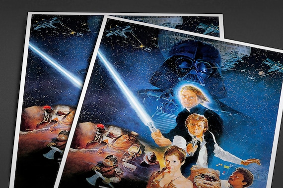 Star Wars Poster, Star Wars Trilogy Poster, Original Inspired