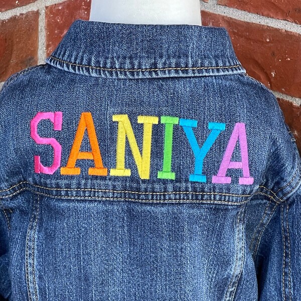 Toddler Jean Jacket Etsy