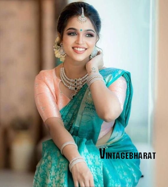 Party wear kanjivaram saree shop