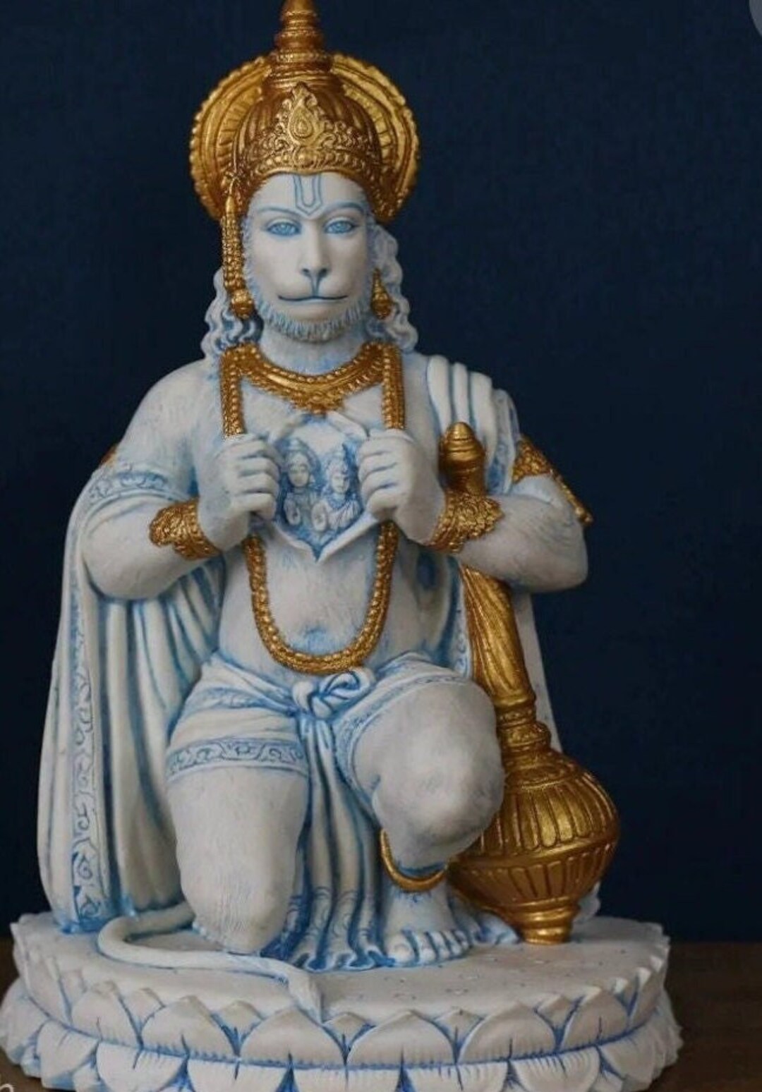 Marble Dust Sculpture Shri Hanuman. Etsy