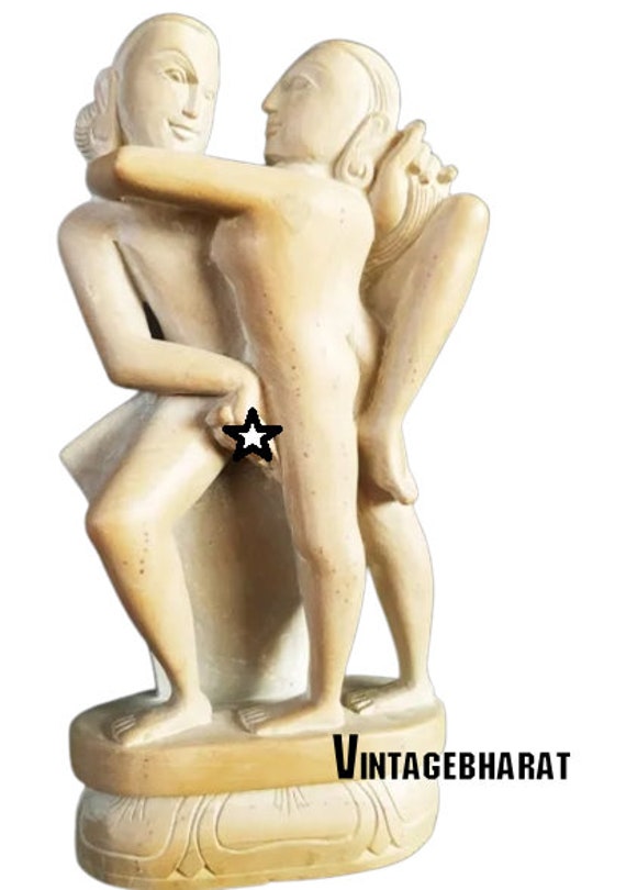 Erotic Kamasutra Statue Naked Couple Love Sex Art Figurine 7  
