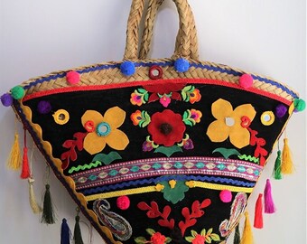 Special Design Handmade Straw Beach Bag