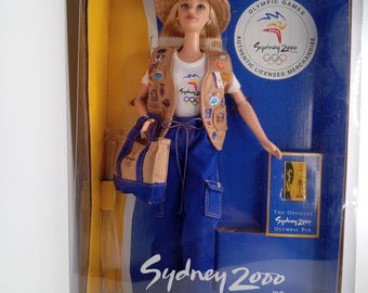Barbie 2000 Olympic Pin Collector Sydney NRFB