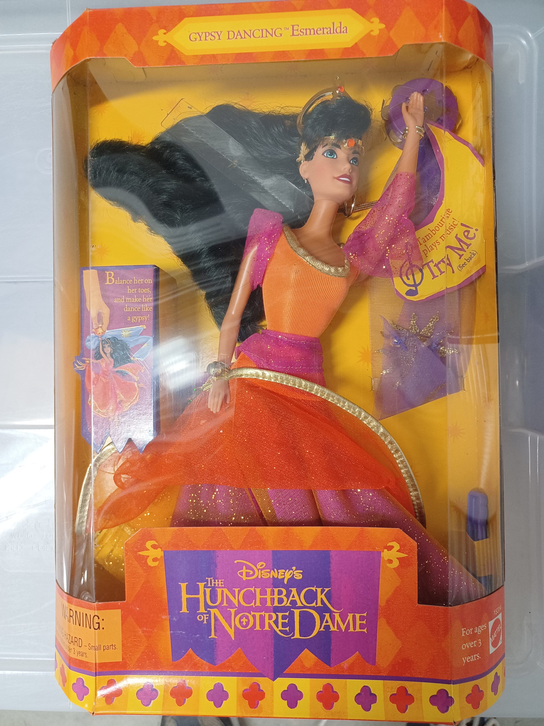 Esmeralda, Gypsy Dancing Hunchback of Norte Dame Doll From Disney