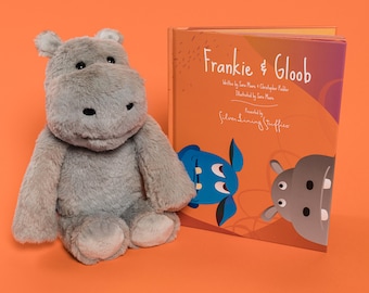 Helping kids manage sad feelings: Frankie the hippo + &quot;Frankie & Gloob&quot; book