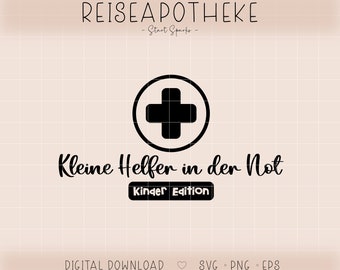 First Aid Kit - Emergency Supplies SVG PNG | Cut File for Cricut Silhouette Brother