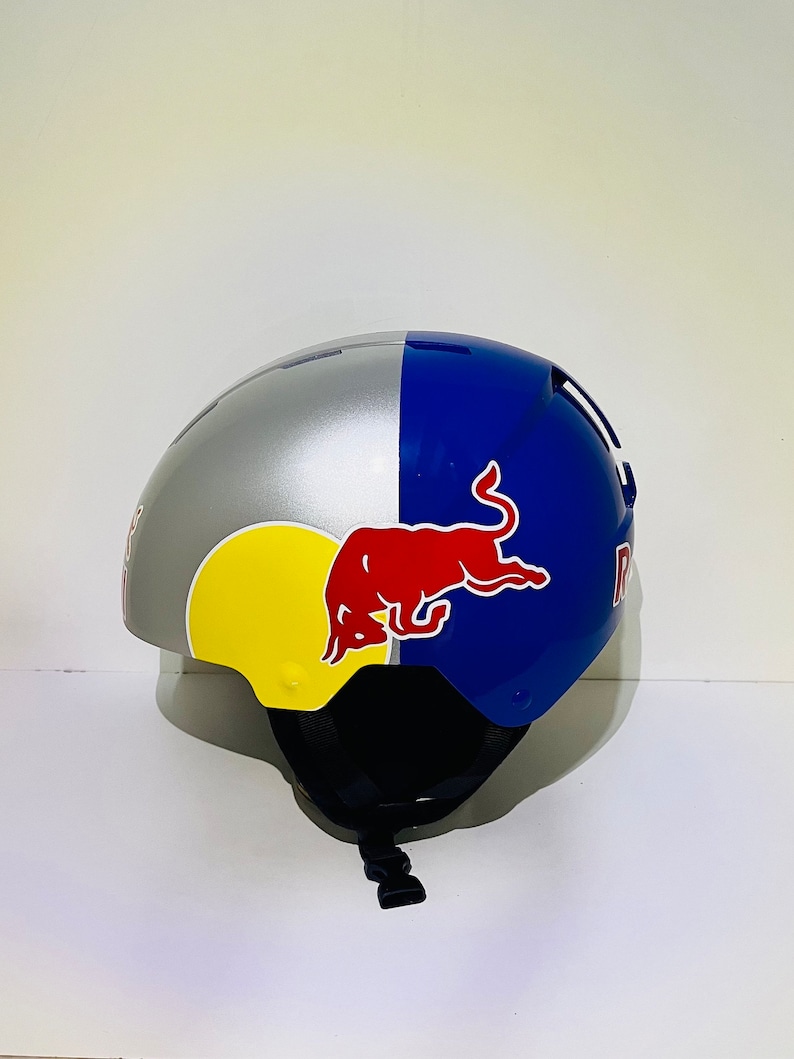 Handmade Replica Redbull Helmet/ Ski, Snowboard, Helmet, Helmet