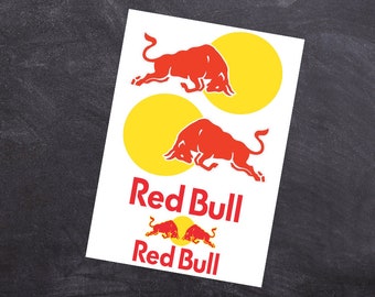 Printed vinyl Red Bull