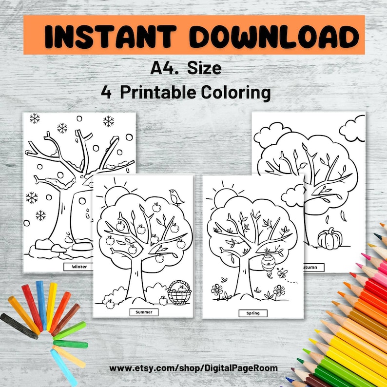 Printable Kid Games Coloring Pages Printable Coloring Pages - Etsy