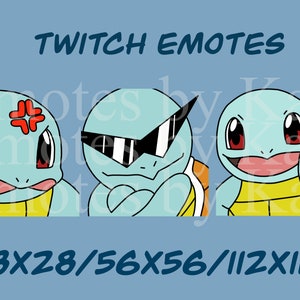Squirtle Emotes for Twitch/Discord