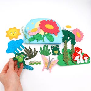 Felt Insect Quiet Book: ITH Embroidery Design (5x7 Hoop) Machine Embroidery designs