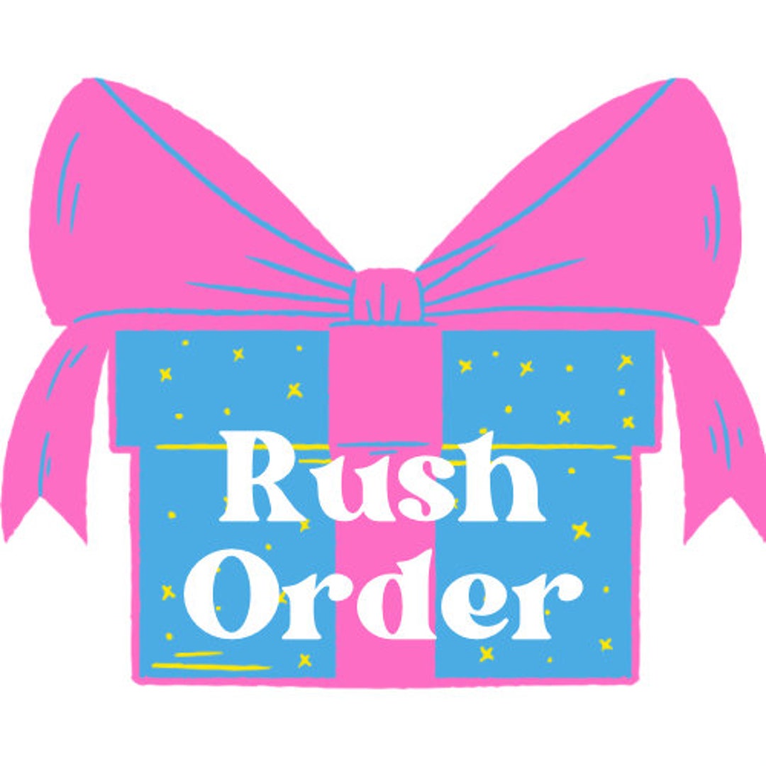 Rush Order / Custom Font Request - Etsy