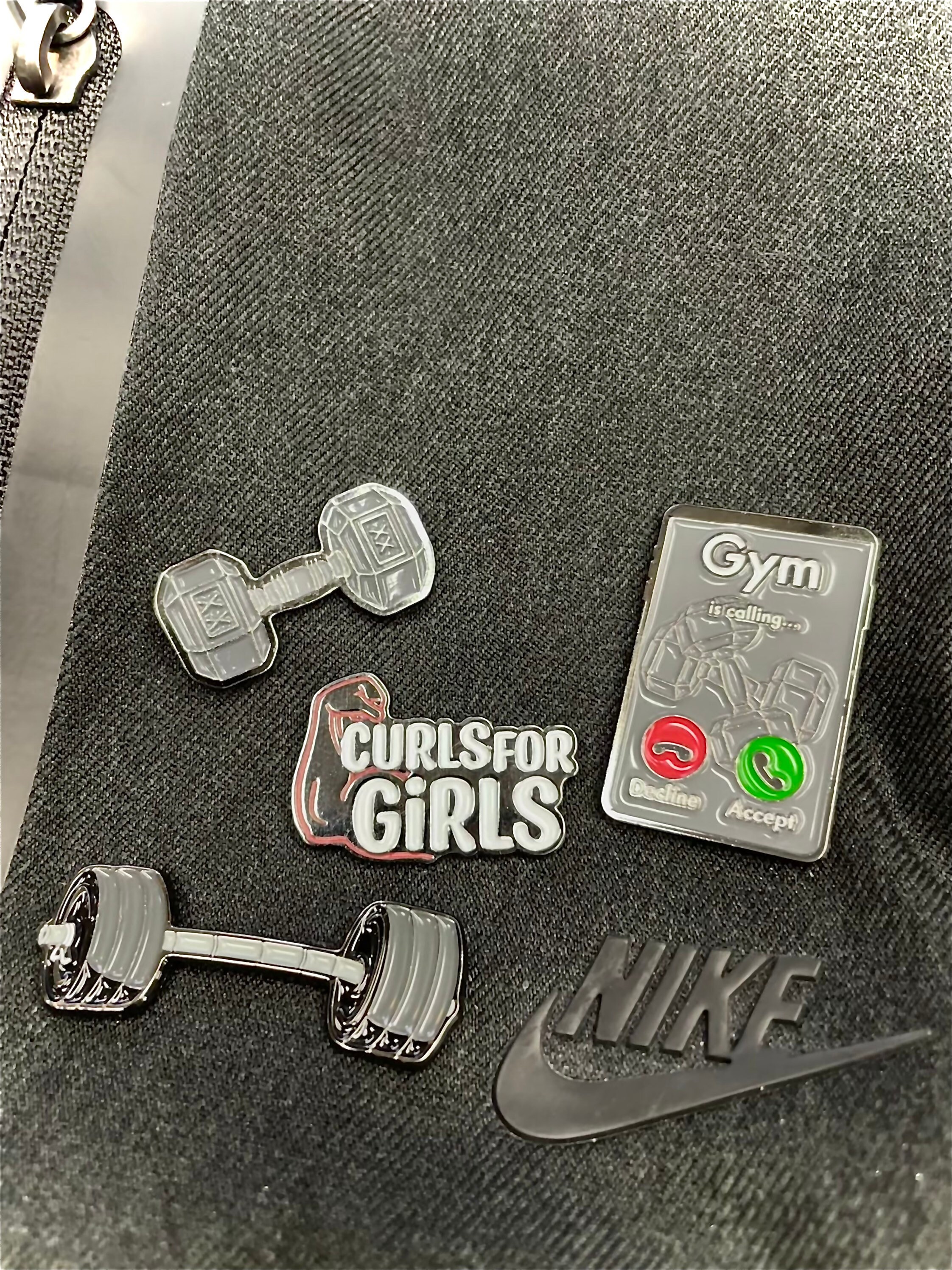 Dumbbell Enamel Pin – Gym Fitness Brooch - Etsy