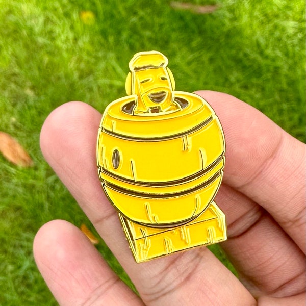 Barrel man Filipino pride pin pnoy Philippines funny accessorie