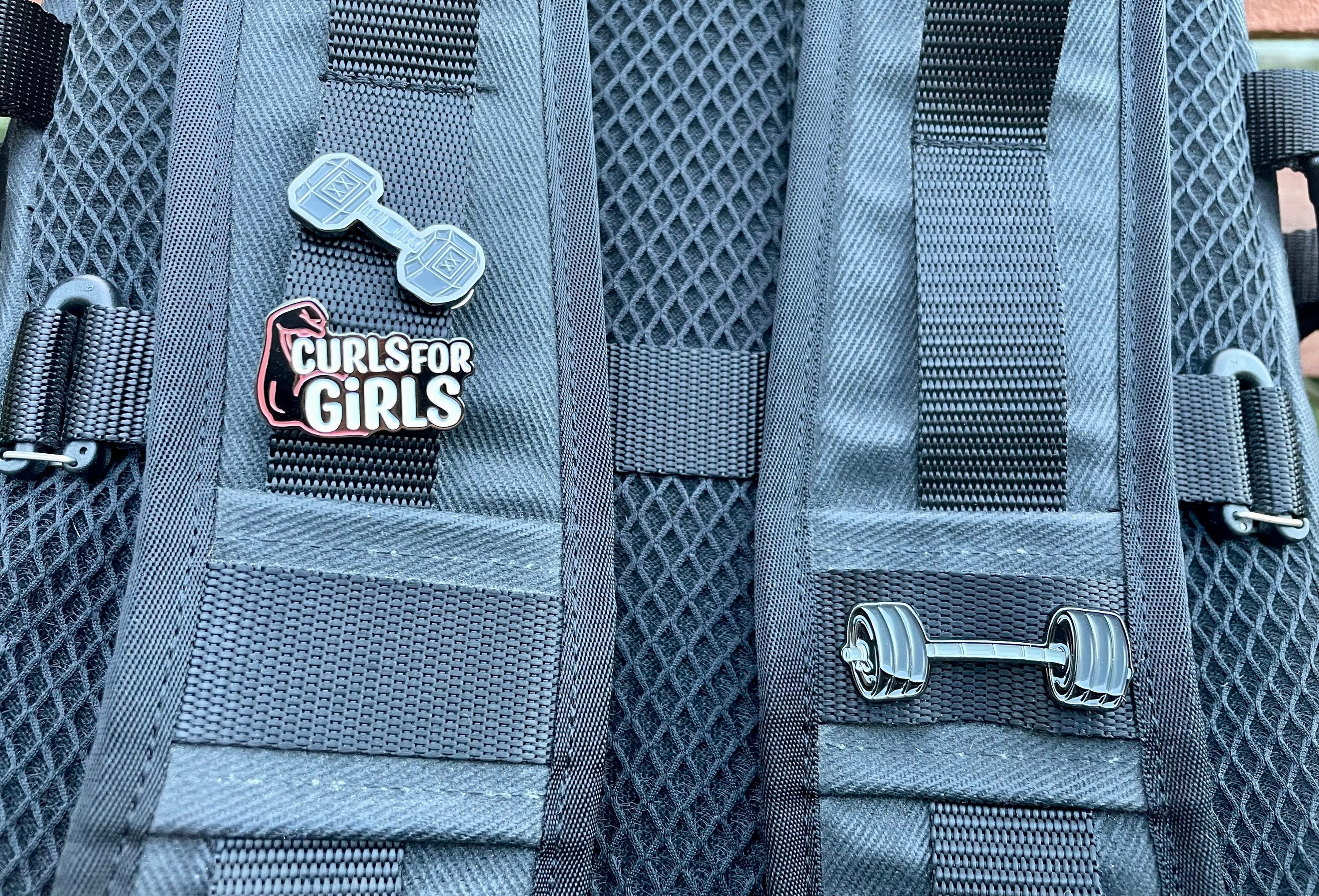 Barbell Enamel Pin - Fitness Enthusiast's Badge, Workout Motivation - Etsy